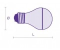 Светодиодная лампа FL-LED-A60 10W E27