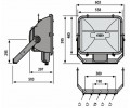 Металлогалогенный прожектор LIGHTMASTER 2000 асимметричный с жалюзи (2000 Вт)