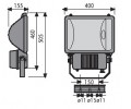 Металлогалогенный прожектор JET 5 асимметричный (250-400 Вт)