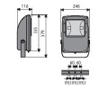 Металлогалогенный прожектор MACH 3 асимметричный (70-150 Вт)