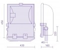 Металлогалогенный прожектор FL-2042 (250-400 Вт)