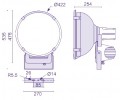 Металлогалогенный прожектор FL-2045 (400 Вт)