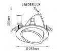 Встраиваемый выдвижной светильник LEADER LUX