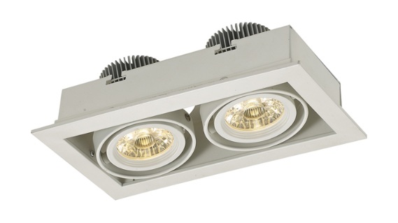 Avior 2 LED 2x23 4000K Серебристый